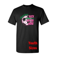 Smithville 2024 Kick Cancer YOUTH T-shirt (Black)