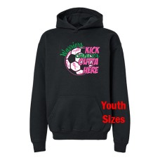 Smithville 2024 Kick Cancer YOUTH Hoodie (Black)